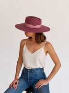 Paul Felt Hat - Nostalgia Pink