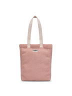 Bolso shopper vertical Paul de borreguito rosa empolvado