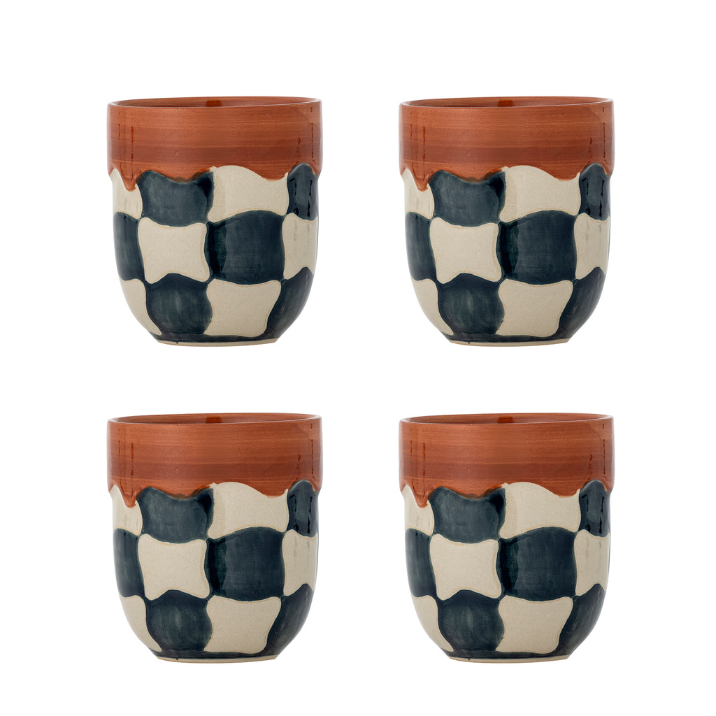 Check - Tasse - Multicolore - Grès