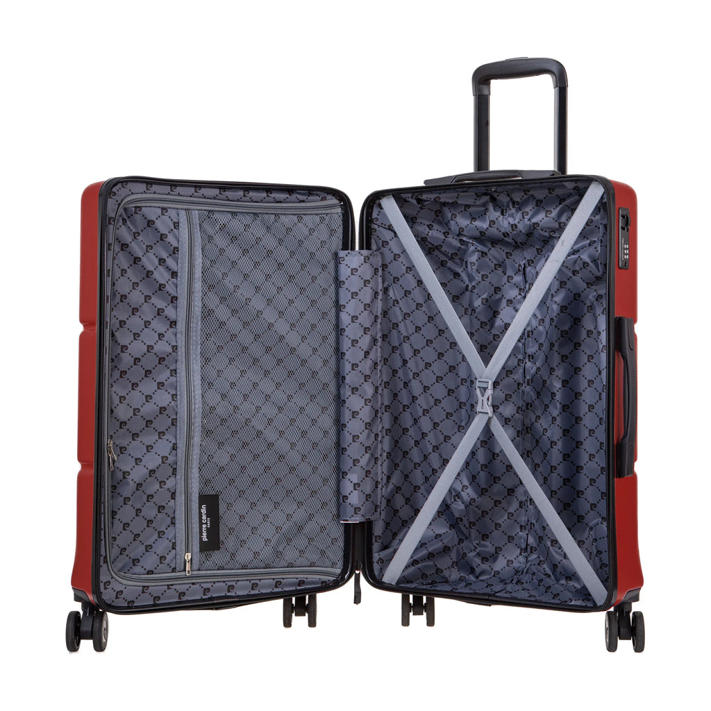 Zestaw 2 walizek Pierre Cardin Intense – Ciemnoczerwony