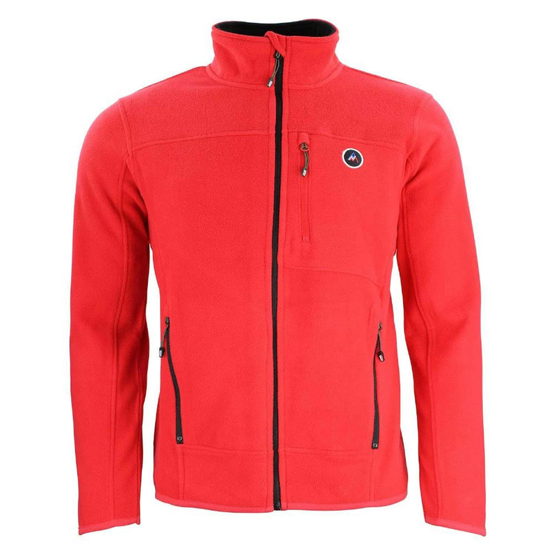 Blouson Polaire Peak Mountain - Rouge