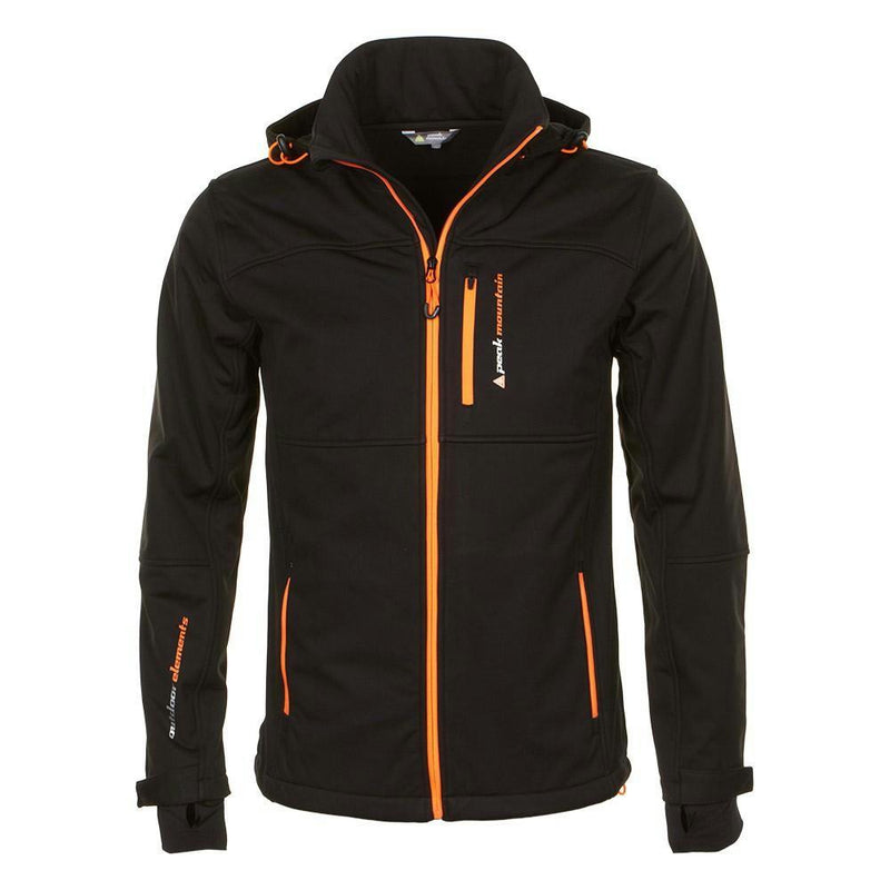 Blouson Softshell Homme Canne - Noir