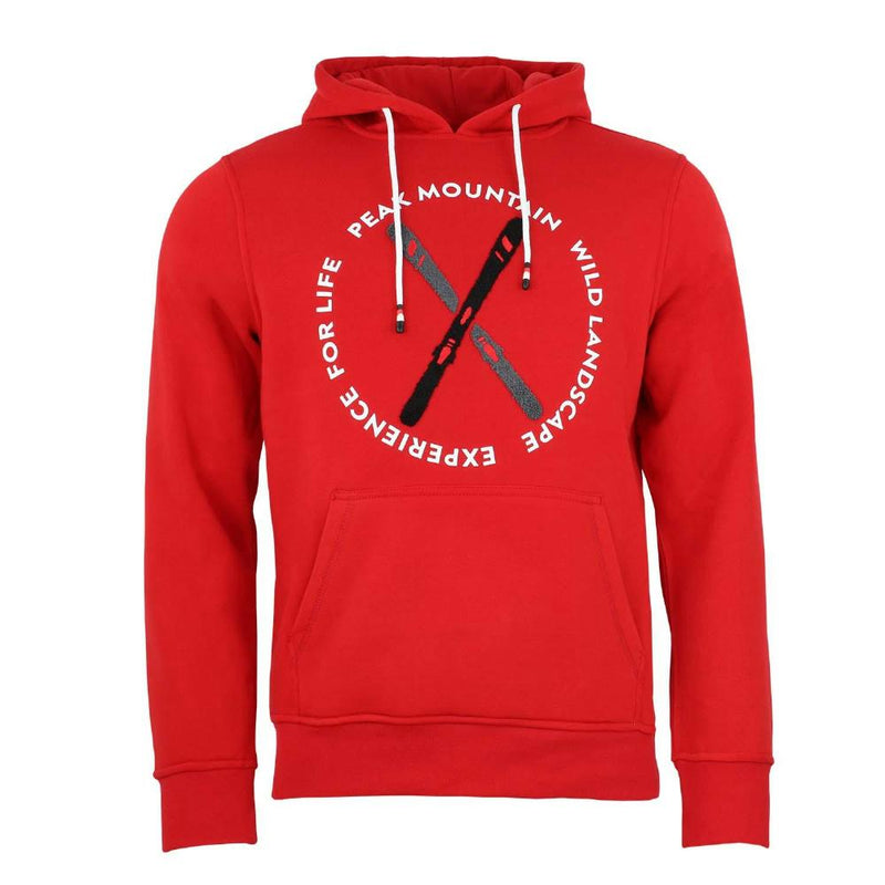 Sweatshirt Peak Mountain - Rouge