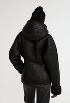 Claudie Pierlot - Peau Lainée - Falga - Noir