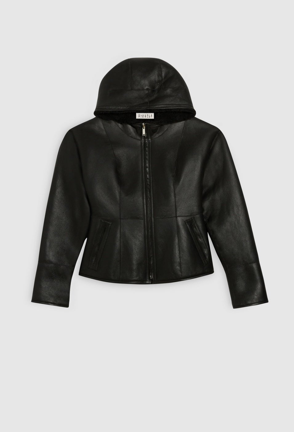 Claudie Pierlot - Peau Lainée - Falga - Noir