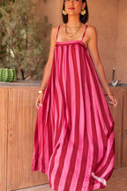 PEGGY Fucsia - Abito in seta