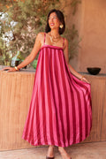 PEGGY Fucsia - Abito in seta