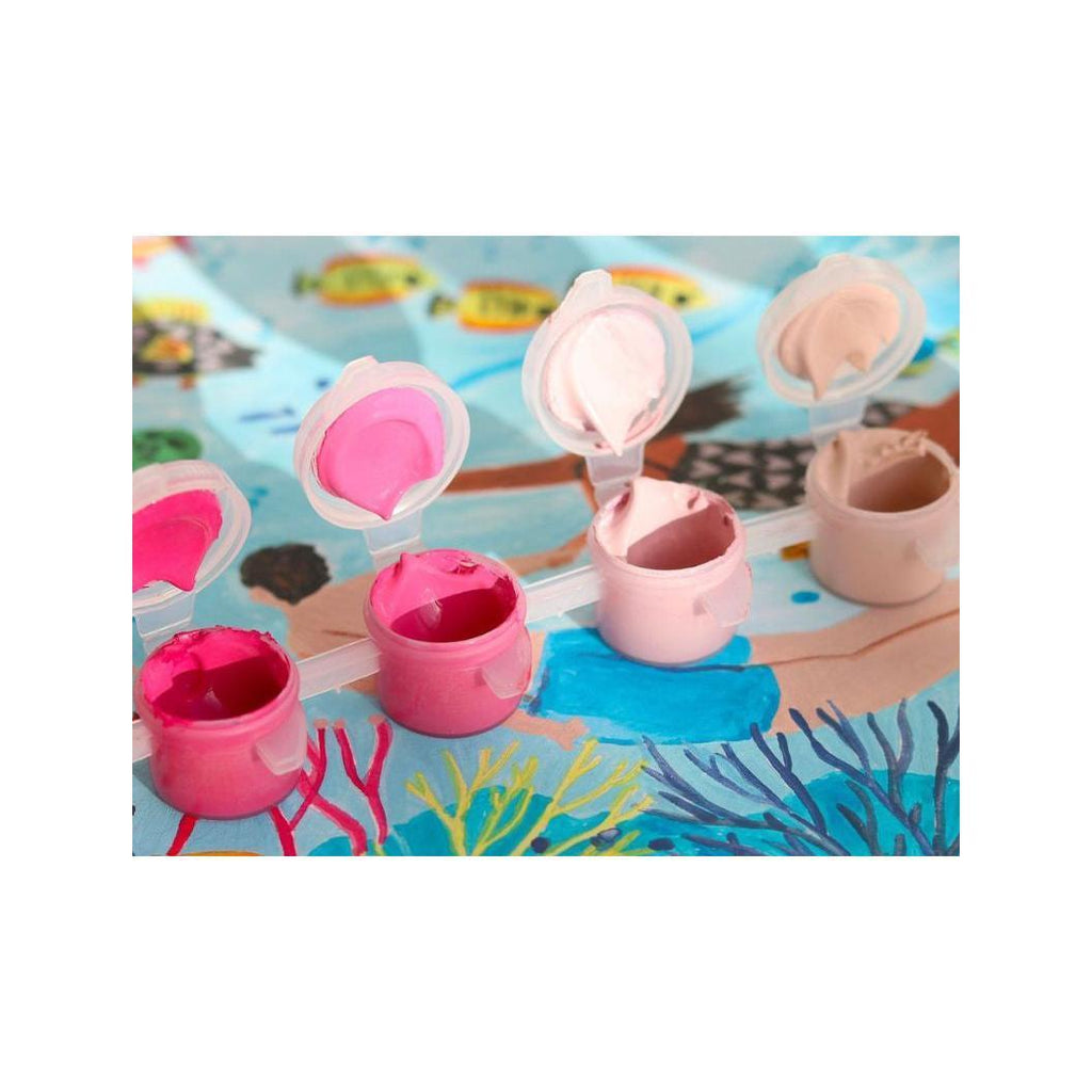 Paint By Number Set - Small Brush - Coral Reef By Miranda Sofroniou - Small Brush