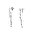 Anastasia Blancos Plata Earrings