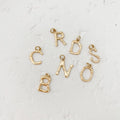 Pendentif Lettre Acier - Doré