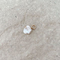 Pendentif Perle Irrégulière - Blanc