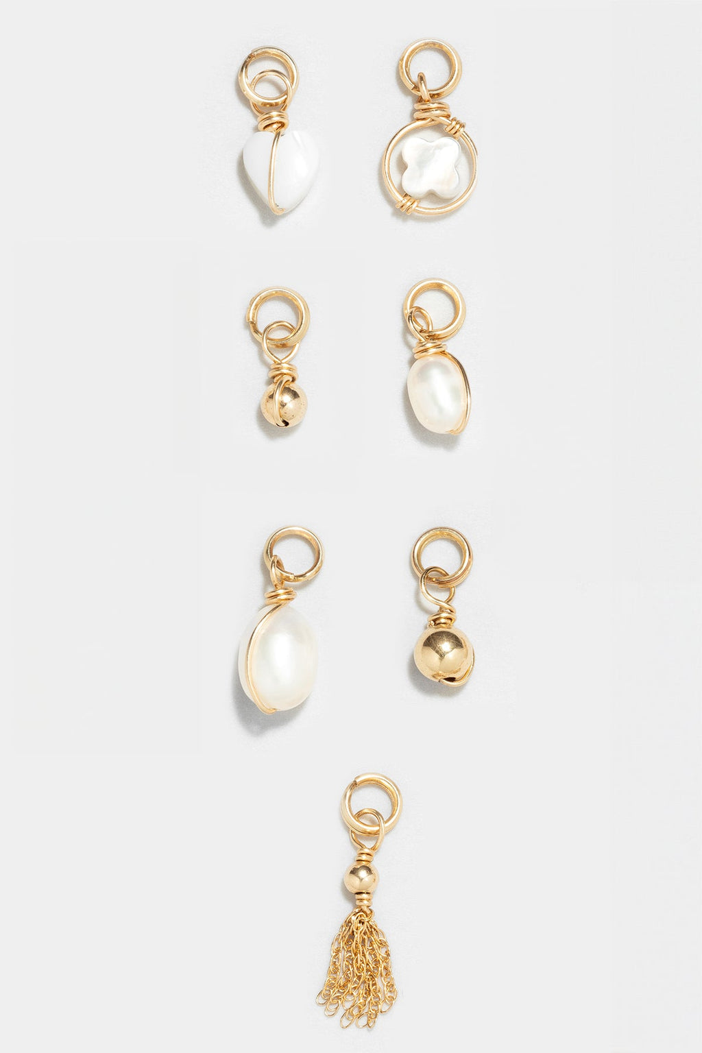 Pendentif Charm - Perle De Culture Enlacée