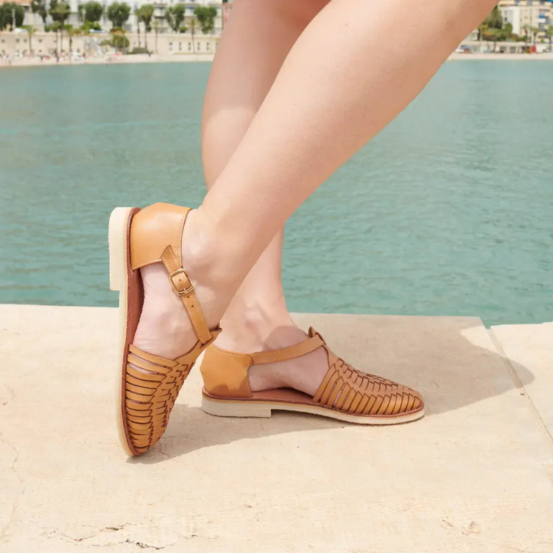 Huaraches Peonia - Camel