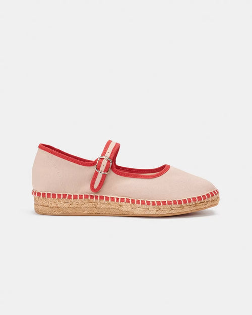 Peonia Malva-Rojo espadrilles