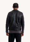 Iro - Veste En Cuir Aronel - Black - Homme