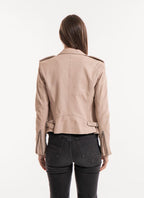 Iro - Newhan Leather Jacket - Beige - Women