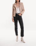 Iro - Newhan Leather Jacket - Beige - Women