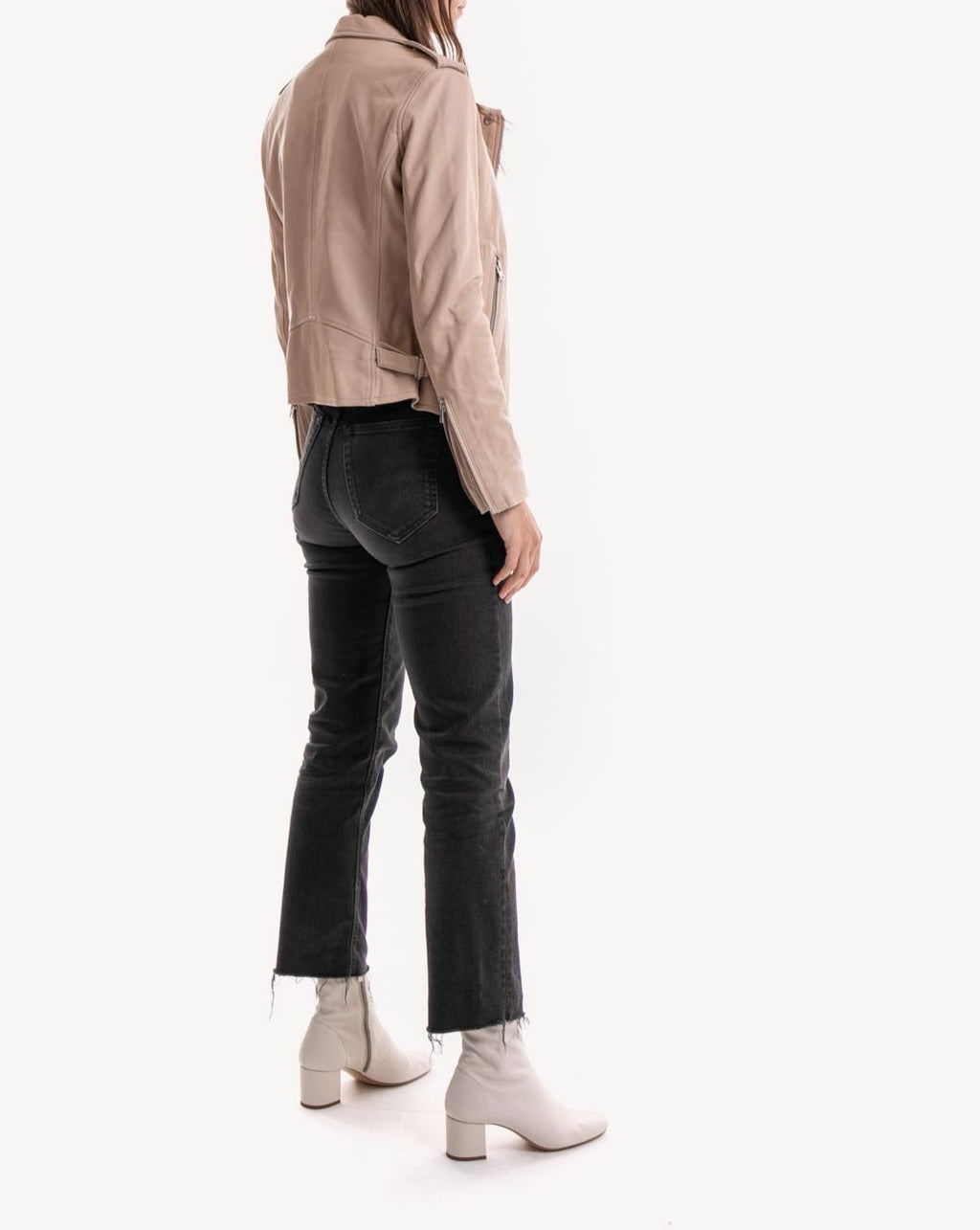Iro - Newhan Leather Jacket - Beige - Women