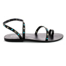 White Sun - Sandales Perle Mylitta - Noir - Femme