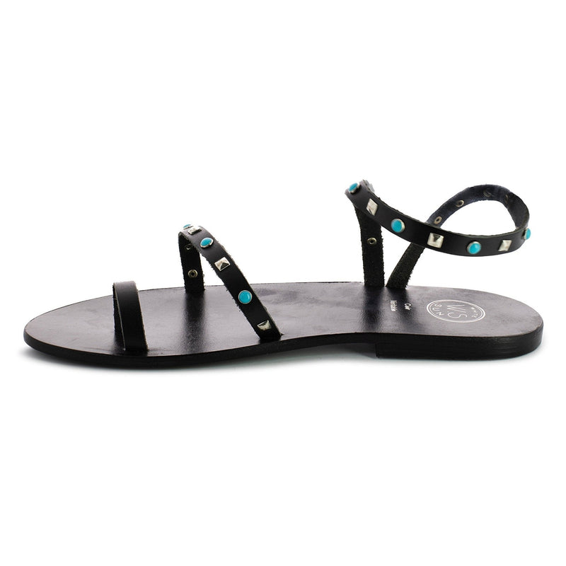 White Sun - Sandales Perle Mylitta - Noir - Femme