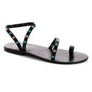 White Sun - Sandales Perle Mylitta - Noir - Femme