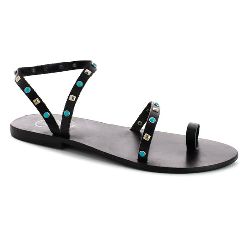 White Sun - Sandales Perle Mylitta - Noir - Femme