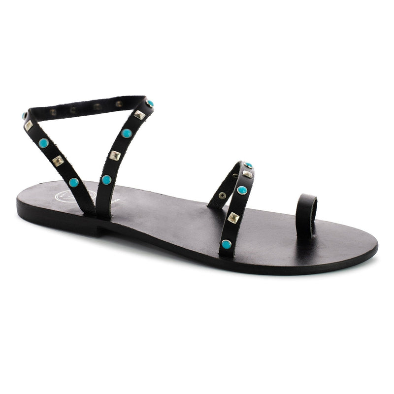 White Sun - Sandales Perle Mylitta - Noir - Femme