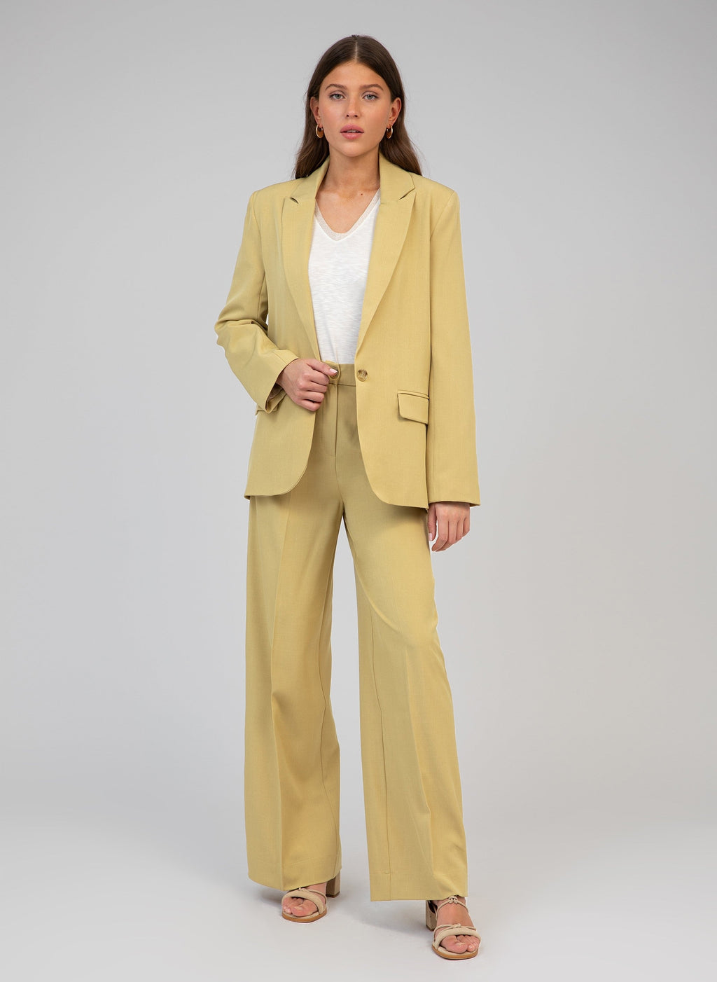 Pantalon Perlino Blé