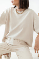 PETER Beige - T-Shirt Oversize