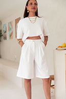 PETER Blanc - T-Shirt Oversize