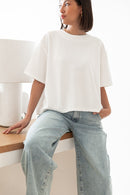 PETER Blanc - T-Shirt Oversize