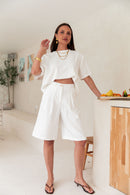 PETER Blanc - T-Shirt Oversize