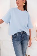 PETER Bleu Ciel - T-Shirt Oversize