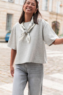 PETER Gris - T-Shirt Oversize