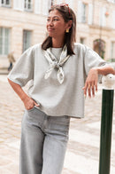 PETER Gris - T-Shirt Oversize