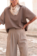 PETER Marron - T-Shirt Oversize