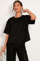 PETER Noir - T-Shirt Oversize