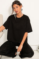 PETER Noir - T-Shirt Oversize