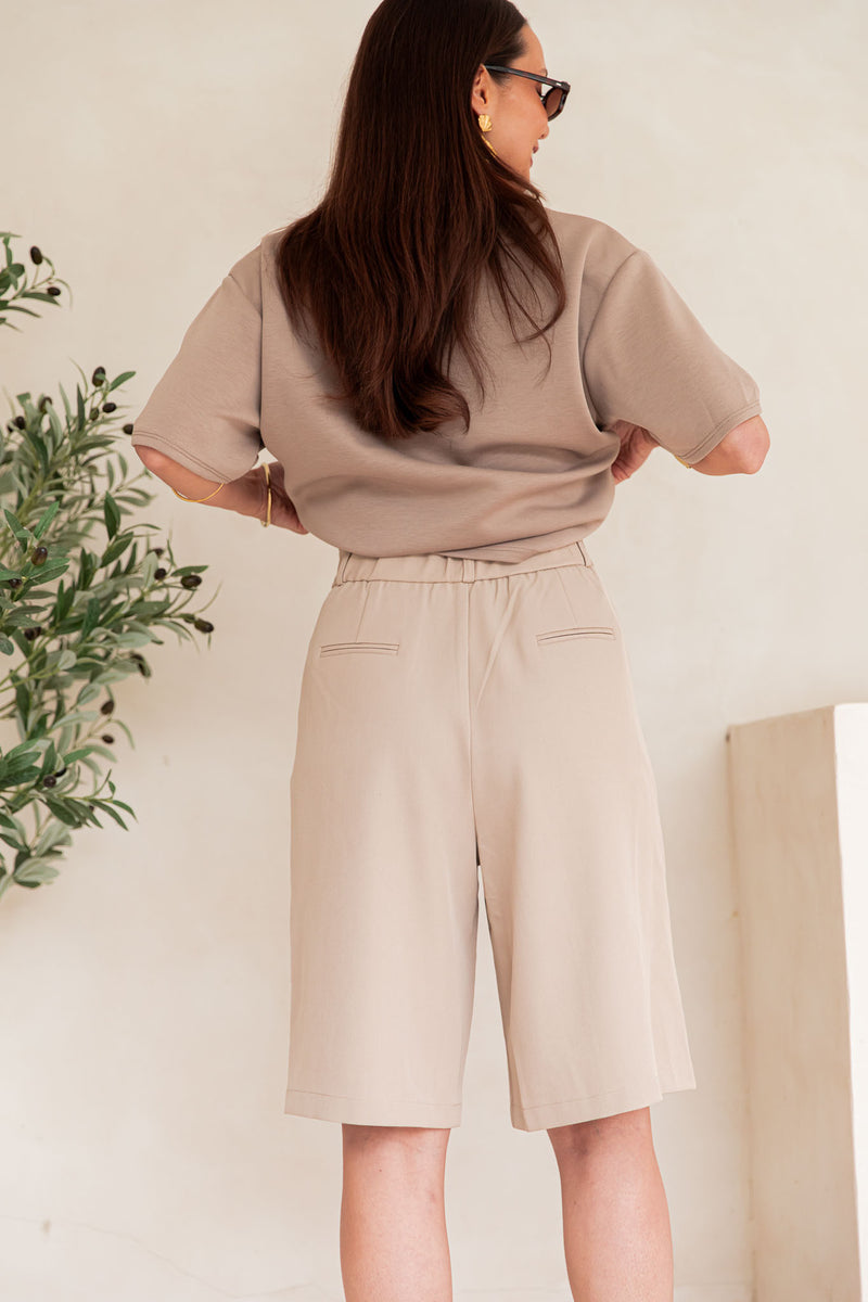 PETER Taupe - T-Shirt Oversize