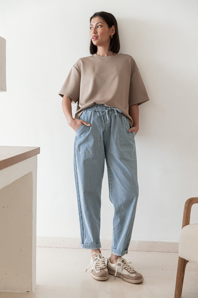 PETER Taupe - T-Shirt Oversize