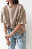 PETER Taupe - T-Shirt Oversize