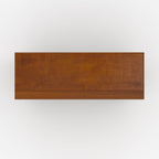 Waya - Small Teak Wood Sideboard, 2 Sliding Doors