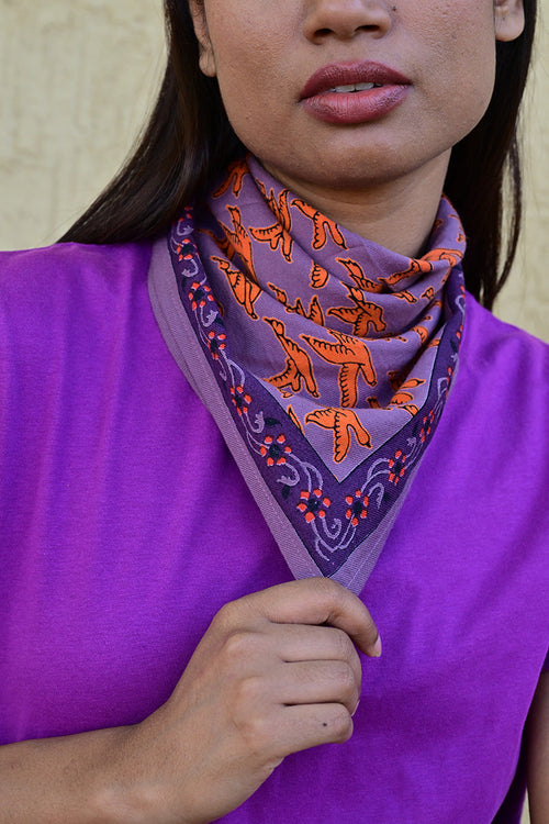 Small Mercury Scarf - Purple