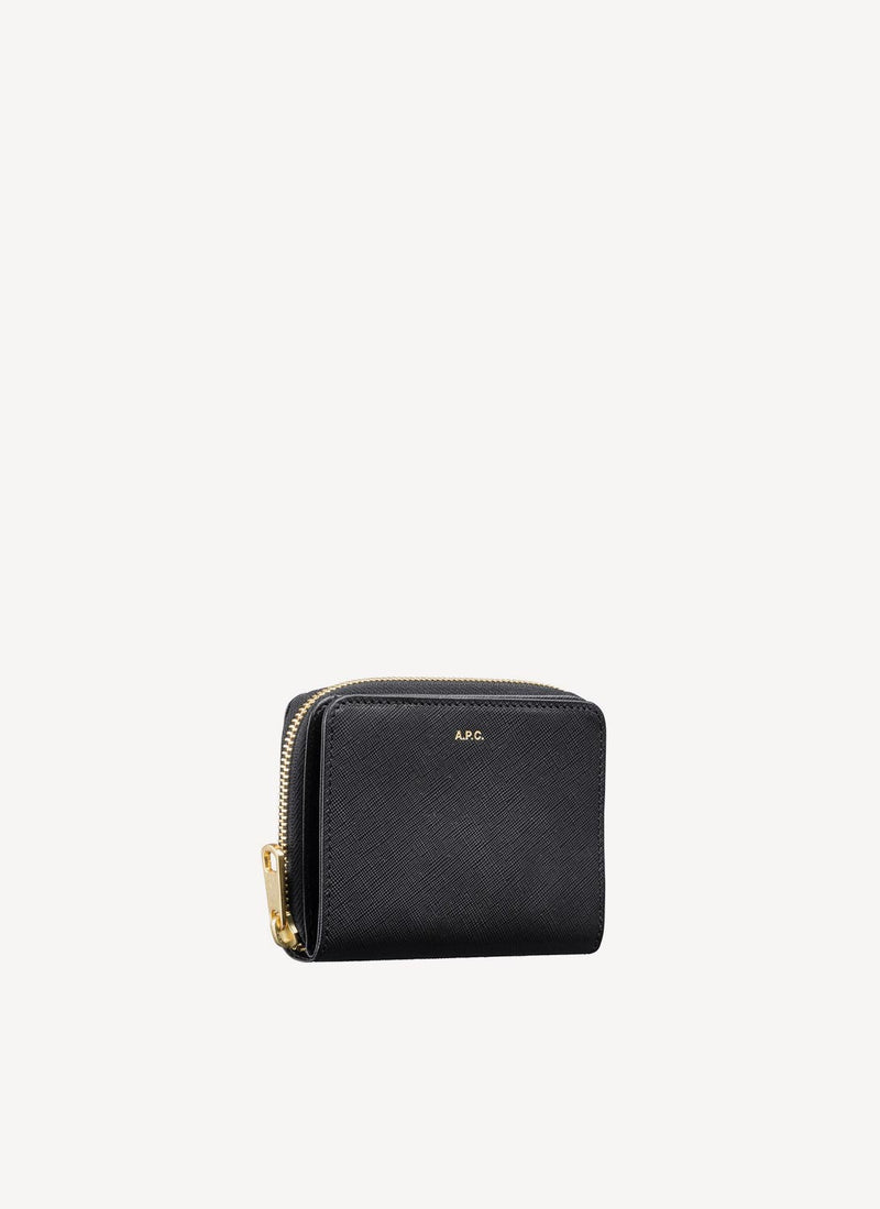 A.P.C. - Petit Portefeuille Emmanuelle - Black - Femme