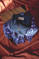 Petite Enveloppe Ravi "Velvet" - Marine