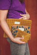 Petite Enveloppe Ravi "Velvet" - Ocre