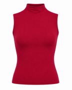 Top Petra Fitted High-Neck - Magenta