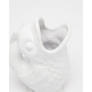 Vase Poisson En Céramique - Blanc