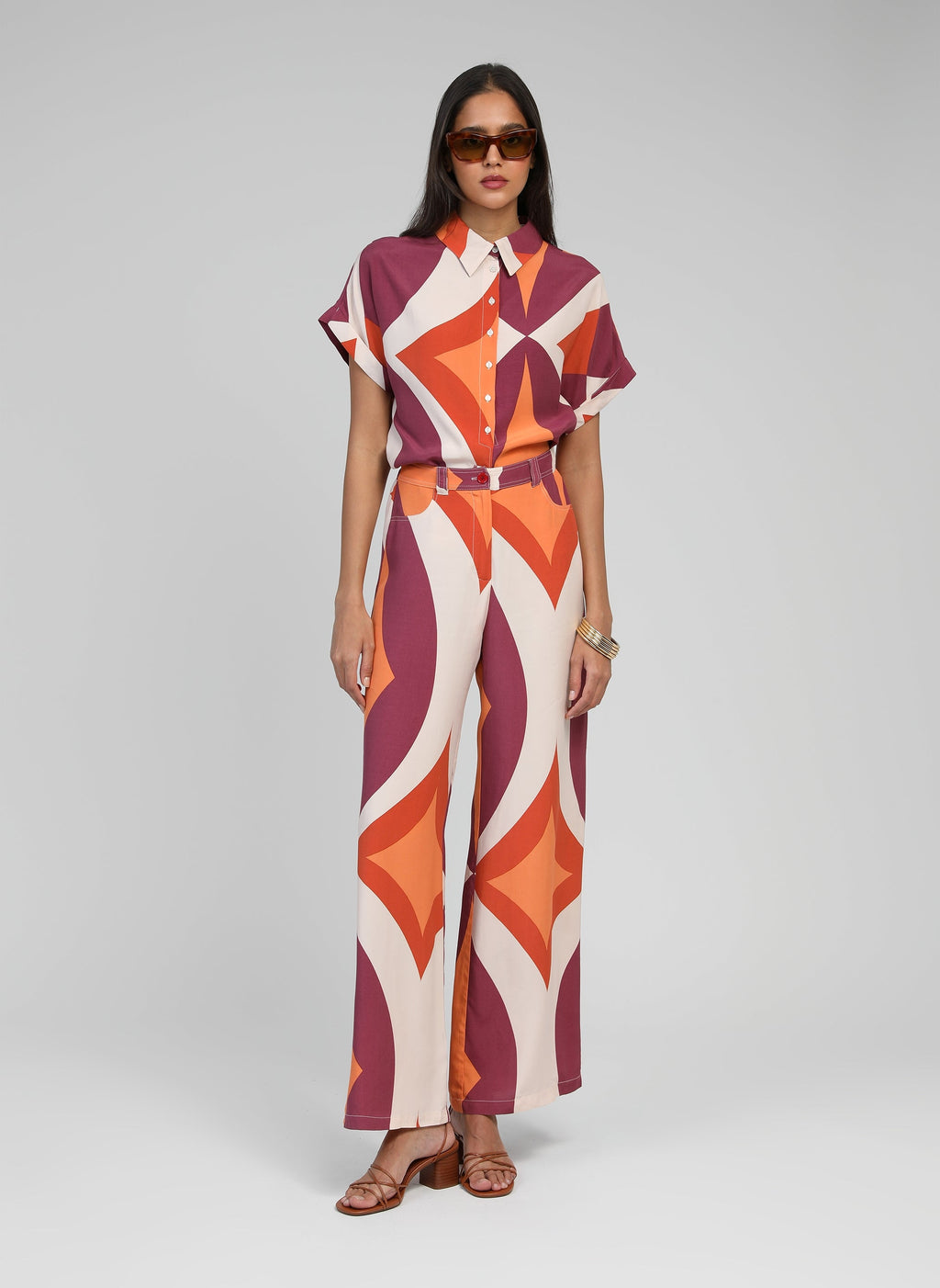 Pantalon Phoebee Galimo Orange