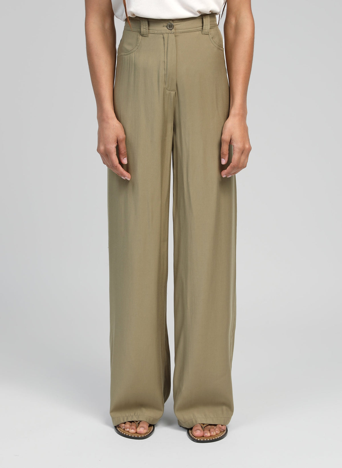 Pantalon Phoebelane Kaki